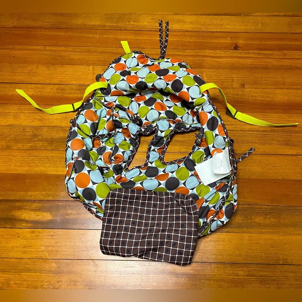 Jeep Polka Dot Shopping Cart Cover with Yellow Straps